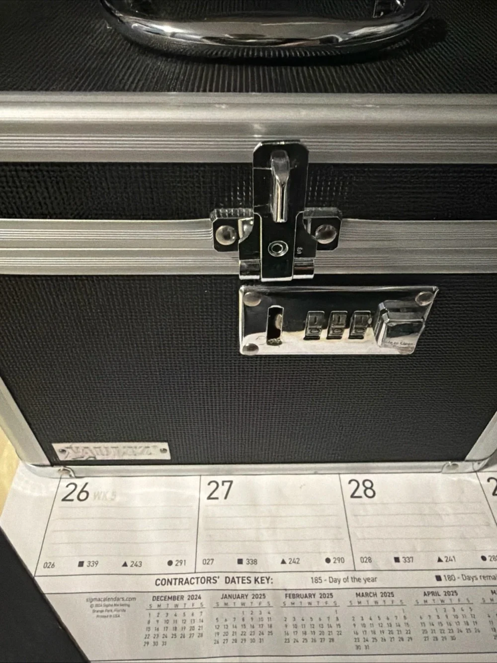 Camera Accessory Case - Black and Silver Combo